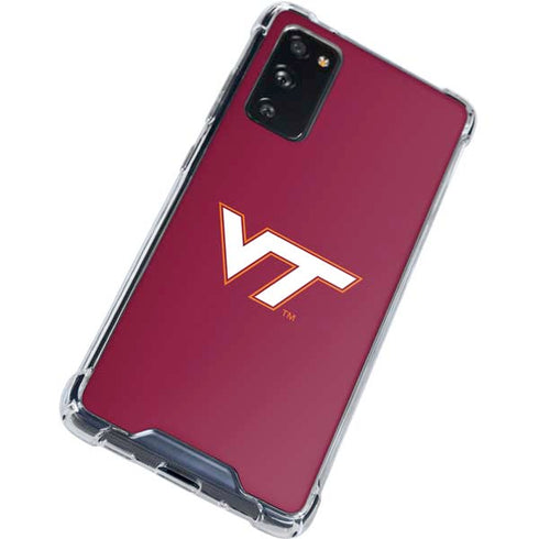 Virginia Tech Maroon Galaxy S20 FE Clear Case